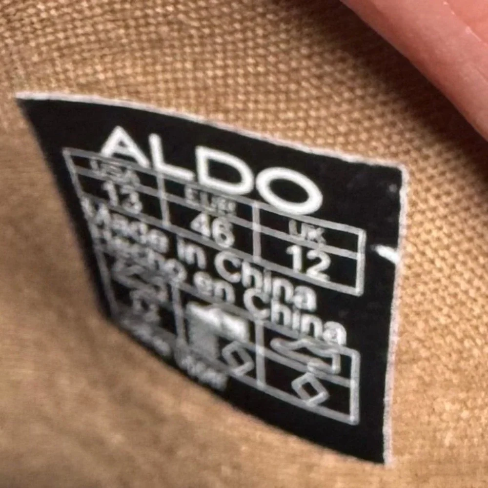 Aldo grey suede